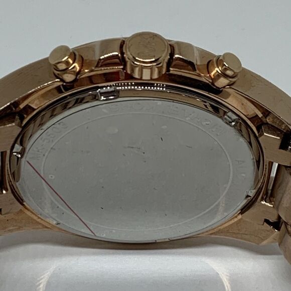 Michael Kors Mk5523 Women's Gold Stainless Steel Analog Dial Quartz Watch PB14 - Picture 6 of 8